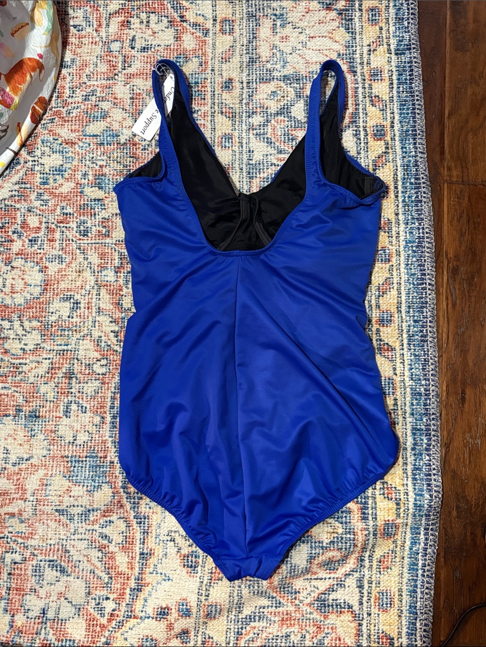 Miraclesuit Oceanus One Piece Swimsuit in Azul SZ 12DD NWOT - Picture 4 of 7